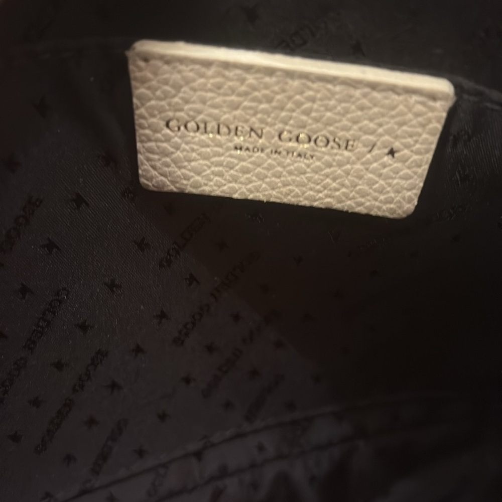 Beautiful. Brand new ish. crème bag with star and crossbody. Classic - Picture 7 of 8